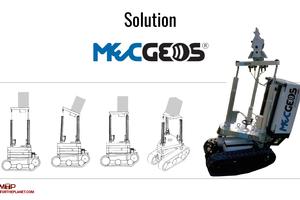 MecGeos is an innovative robot system that supports the technician on the field. 